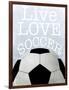 Soccer Love-Marcus Prime-Framed Art Print