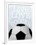 Soccer Love-Marcus Prime-Framed Art Print