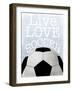 Soccer Love-Marcus Prime-Framed Art Print