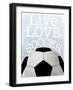 Soccer Love-Marcus Prime-Framed Art Print