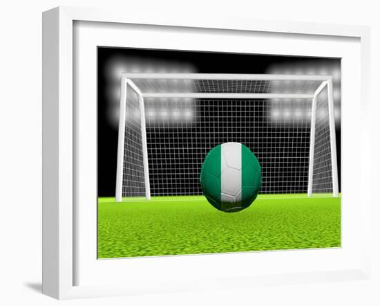 Soccer Nigeria-koufax73-Framed Art Print