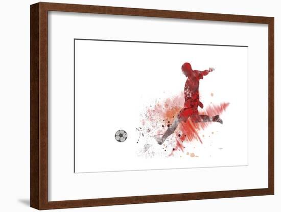 Soccer Player 01-Marlene Watson-Framed Giclee Print