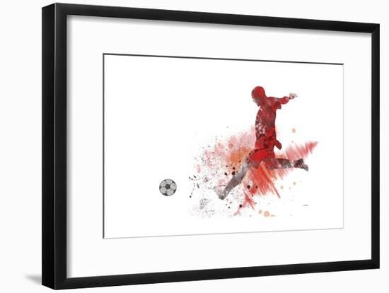 Soccer Player 01-Marlene Watson-Framed Giclee Print