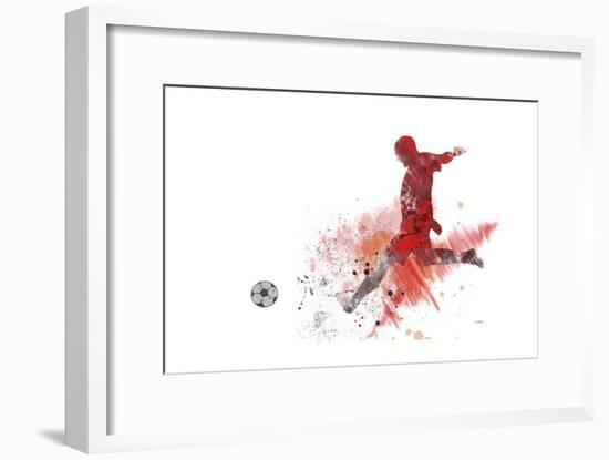 Soccer Player 01-Marlene Watson-Framed Giclee Print