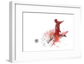 Soccer Player 01-Marlene Watson-Framed Giclee Print