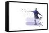 Soccer Player 02-Marlene Watson-Framed Stretched Canvas