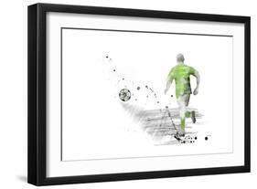 Soccer Player 05-Marlene Watson-Framed Giclee Print