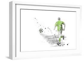 Soccer Player 05-Marlene Watson-Framed Giclee Print