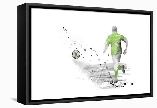 Soccer Player 05-Marlene Watson-Framed Stretched Canvas