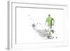 Soccer Player 05-Marlene Watson-Framed Giclee Print