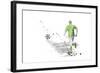 Soccer Player 05-Marlene Watson-Framed Giclee Print