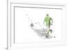 Soccer Player 05-Marlene Watson-Framed Giclee Print