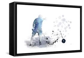 Soccer Player 06-Marlene Watson-Framed Stretched Canvas