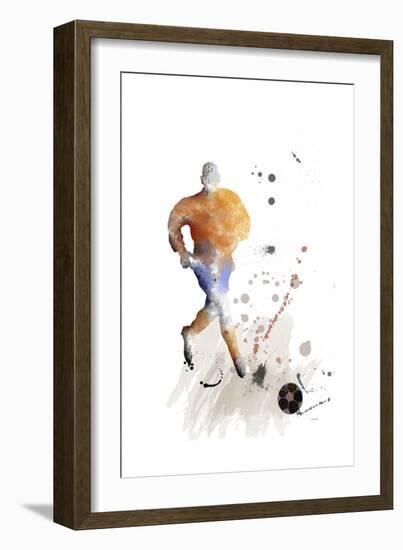 Soccer Player 07-Marlene Watson-Framed Giclee Print