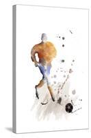 Soccer Player 07-Marlene Watson-Stretched Canvas