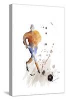 Soccer Player 07-Marlene Watson-Stretched Canvas