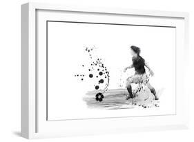 Soccer Player 08-Marlene Watson-Framed Giclee Print