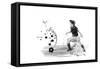 Soccer Player 08-Marlene Watson-Framed Stretched Canvas