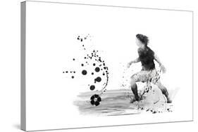 Soccer Player 08-Marlene Watson-Stretched Canvas