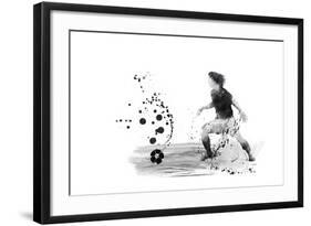 Soccer Player 08-Marlene Watson-Framed Giclee Print