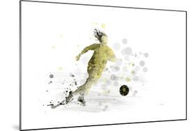 Soccer Player 09-Marlene Watson-Mounted Giclee Print