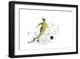 Soccer Player 09-Marlene Watson-Framed Giclee Print