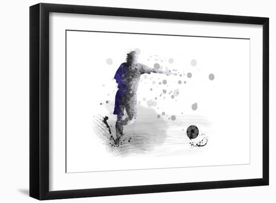 Soccer Player 10-Marlene Watson-Framed Giclee Print