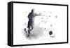 Soccer Player 10-Marlene Watson-Framed Stretched Canvas