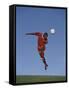 Soccer Player in Action-null-Framed Stretched Canvas