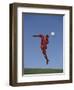 Soccer Player in Action-null-Framed Premium Photographic Print