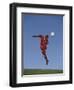 Soccer Player in Action-null-Framed Premium Photographic Print