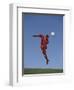 Soccer Player in Action-null-Framed Premium Photographic Print