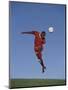 Soccer Player in Action-null-Mounted Premium Photographic Print