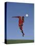 Soccer Player in Action-null-Stretched Canvas