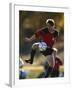 Soccer Player in Action-null-Framed Photographic Print