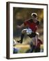 Soccer Player in Action-null-Framed Photographic Print