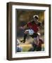 Soccer Player in Action-null-Framed Photographic Print