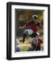 Soccer Player in Action-null-Framed Photographic Print