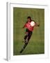 Soccer Player in Action-null-Framed Photographic Print