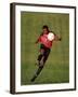 Soccer Player in Action-null-Framed Photographic Print