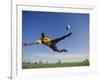 Soccer Player in Action-null-Framed Photographic Print