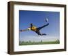 Soccer Player in Action-null-Framed Photographic Print