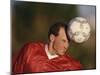 Soccer Player in Action-null-Mounted Photographic Print