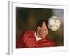 Soccer Player in Action-null-Framed Photographic Print