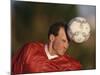 Soccer Player in Action-null-Mounted Photographic Print