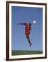 Soccer Player in Action-null-Framed Photographic Print