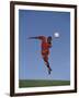 Soccer Player in Action-null-Framed Photographic Print