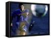 Soccer Player Kicking a Soccer Ball-null-Framed Stretched Canvas