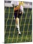 Soccer Player Kicking a Soccer Ball-null-Mounted Photographic Print