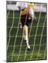 Soccer Player Kicking a Soccer Ball-null-Mounted Photographic Print